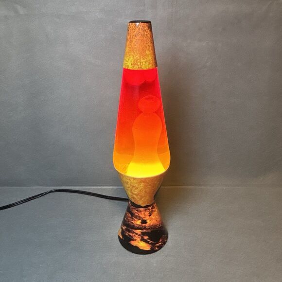 Lava Lamp The Original Colormax Lamp w/Volcano Base-Schylling 14”-WORKS - Picture 1 of 12